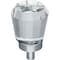 Jeffrey Alexander 1" Overall Length Polished Chrome Faceted Glass Harlow Cabinet Knob G150PC - alternate 1